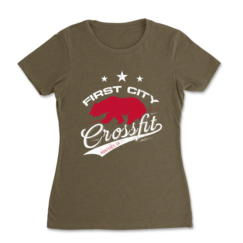 Womens 2X-Large MILITARY_GREEN T-Shirt