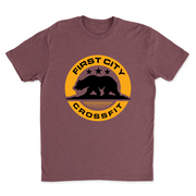 Mens 2X-Large HEATHER_MAROON T-Shirt