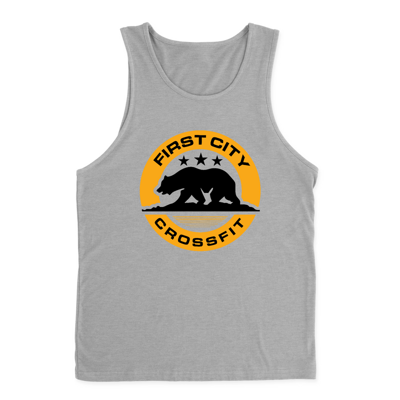 Mens 2X-Large HEATHER_GRAY Tank Top
