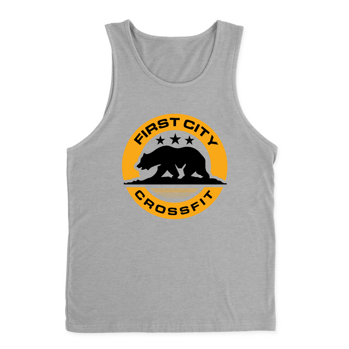 Mens 2X-Large HEATHER_GRAY Tank Top