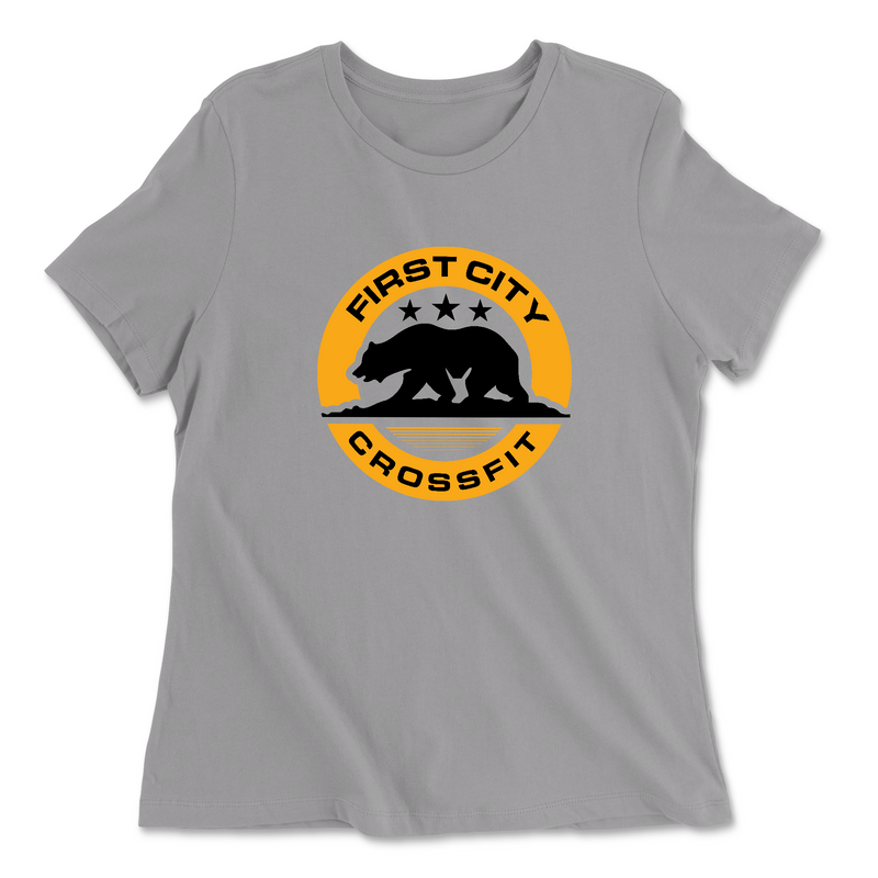 Womens 2X-Large SOLID_ATHETIC_GREY Relaxed Jersey T-Shirt