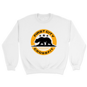 Mens 2X-Large WHITE Midweight Sweatshirt