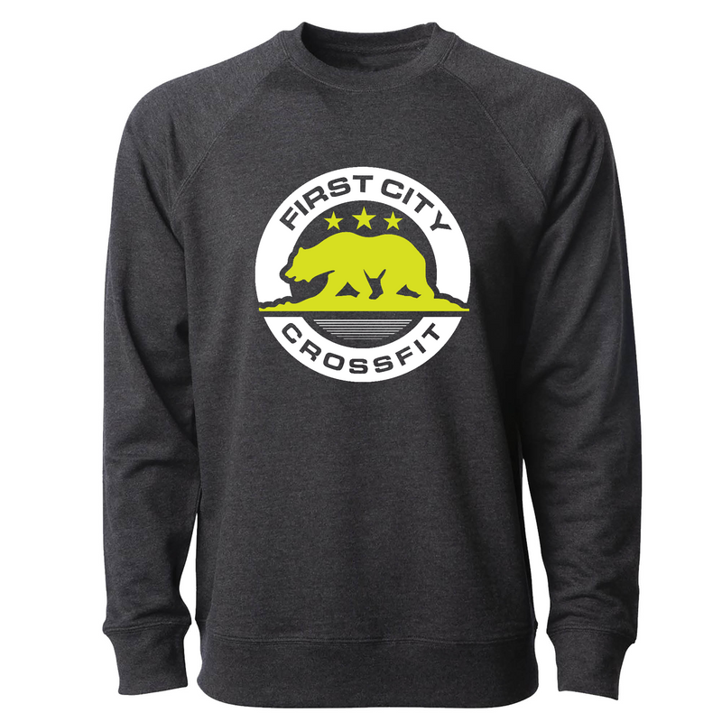 Mens 2X-Large CHARCOAL_HEATHER CrewNeck