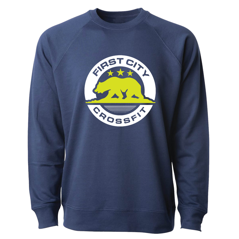 Mens 2X-Large INDIGO CrewNeck