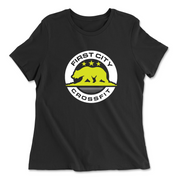 Womens 2X-Large BLACK Relaxed Jersey T-Shirt