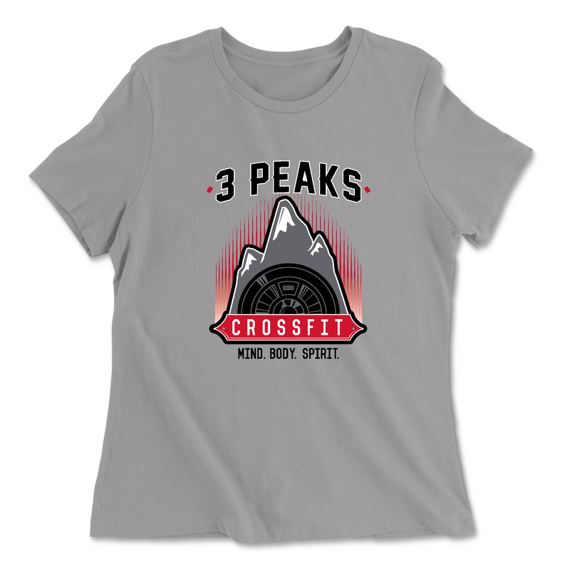 Womens 2X-Large SOLID_ATHETIC_GREY Relaxed Jersey T-Shirt