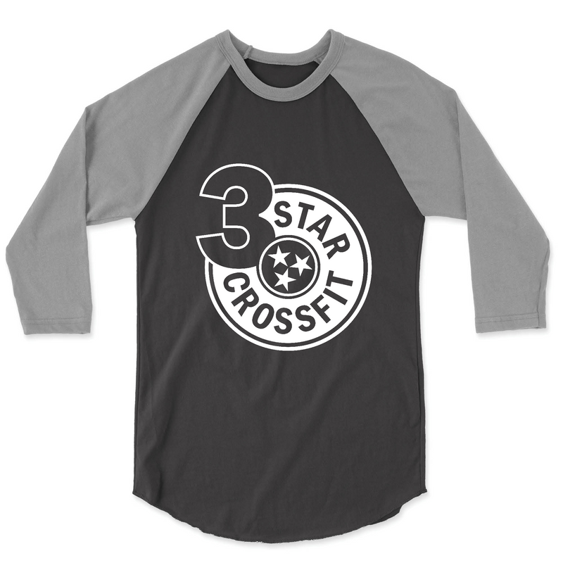 Mens 2X-Large VINTAGE_SMOKE_GRAPHITE_HEATHER 3/4 Sleeve