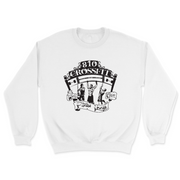 Mens 2X-Large WHITE Midweight Sweatshirt