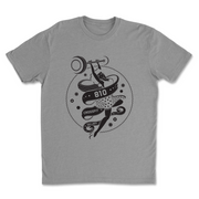 Mens 2X-Large DARK_HEATHER_GREY T-Shirt