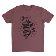 Mens 2X-Large HEATHER_MAROON T-Shirt