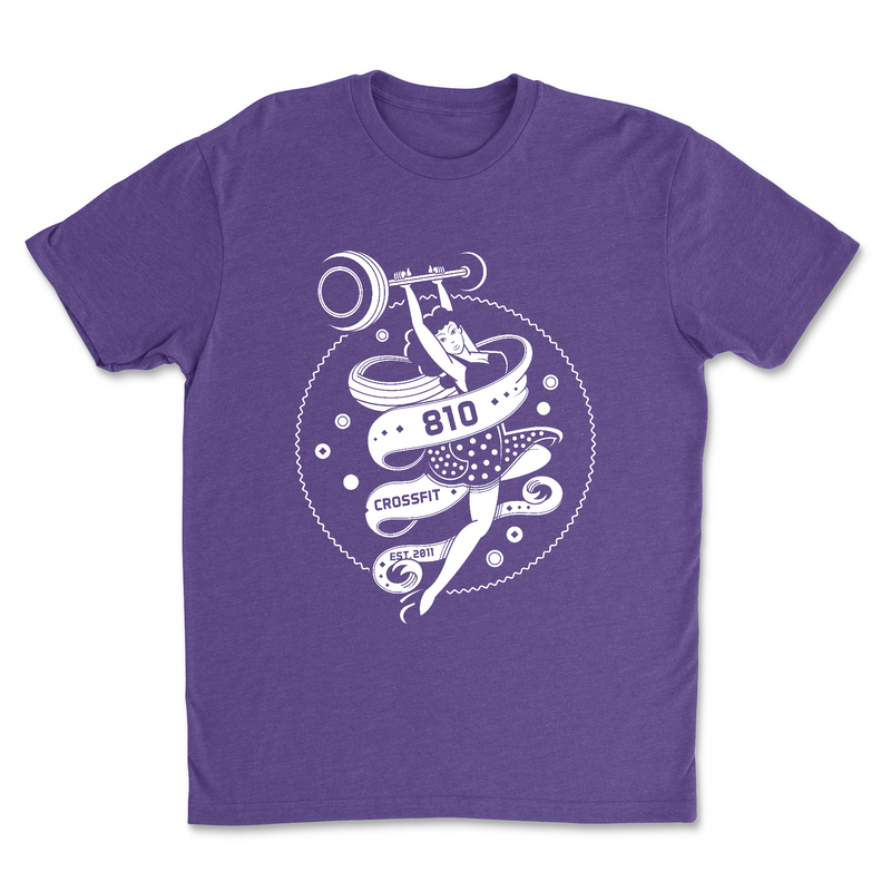 Mens 2X-Large PURPLE_RUSH T-Shirt