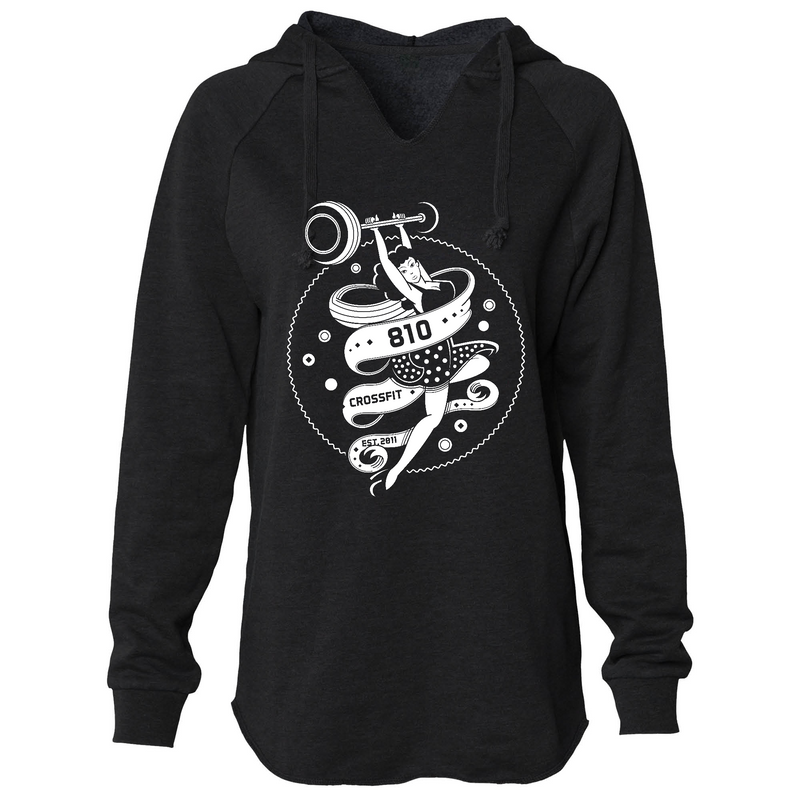 Womens 2X-Large BLACK Hoodie