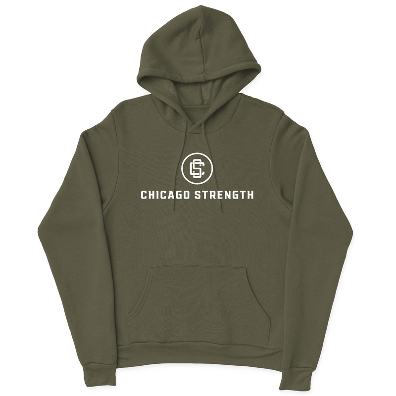 Chicago Strength Bumper Plate Mens - Hoodie