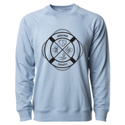 Mens 2X-Large MISTY_BLUE CrewNeck