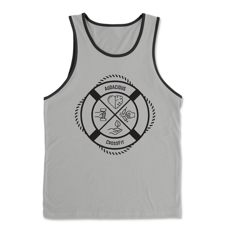 Mens 2X-Large HEATHER_GRAY Tank Top
