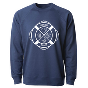 Mens 2X-Large INDIGO CrewNeck