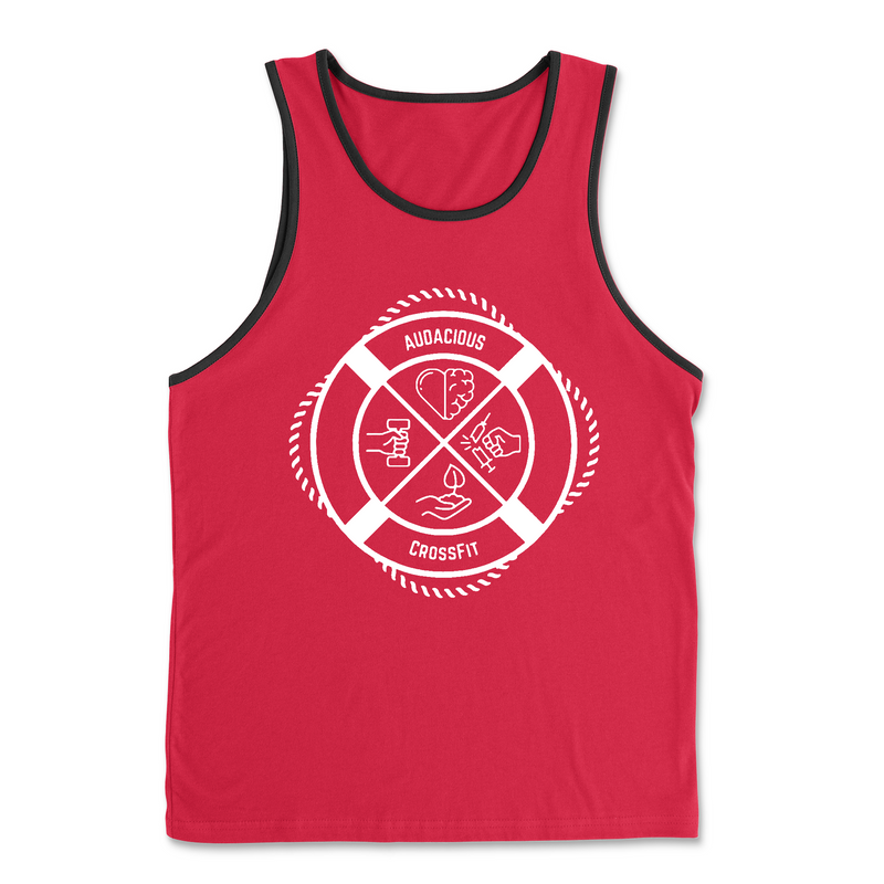 Mens 2X-Large RED Tank Top