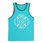 Mens 2X-Large TAHITI_BLUE Tank Top