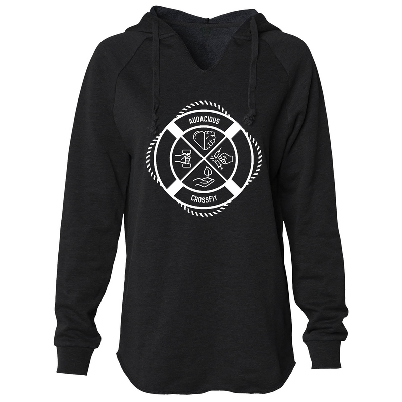 Womens 2X-Large BLACK Hoodie