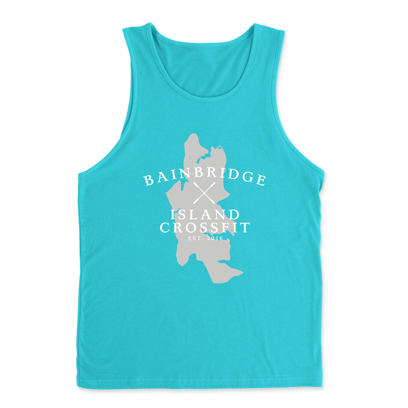 Mens 2X-Large TAHITI_BLUE Tank Top