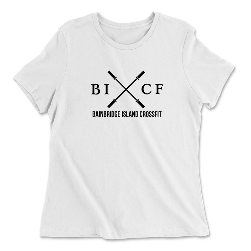 Womens 2X-Large WHITE Relaxed Jersey T-Shirt