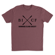 Mens 2X-Large HEATHER_MAROON T-Shirt