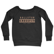 Womens 2X-Large BLACK CrewNeck