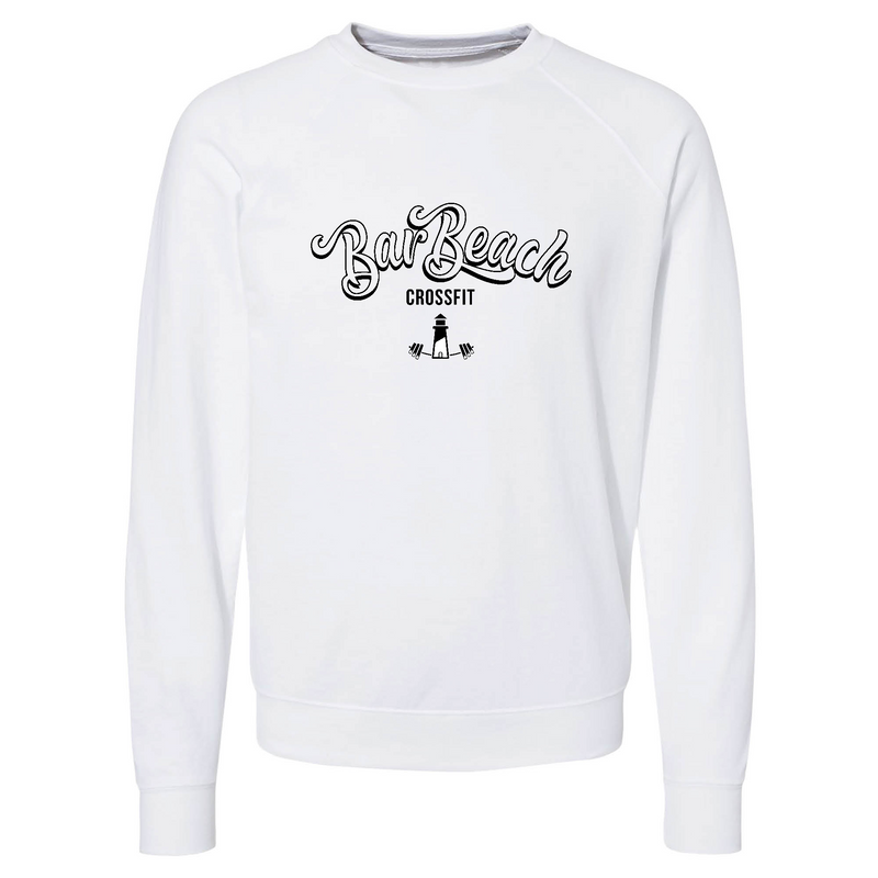 Mens 2X-Large WHITE CrewNeck