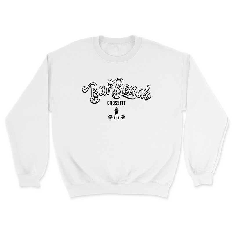 Mens 2X-Large WHITE Midweight Sweatshirt