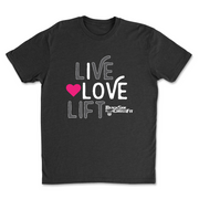 Mens 2X-Large BLACK T-Shirt
