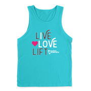Mens 2X-Large TAHITI_BLUE Tank Top