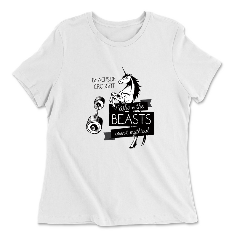 Womens 2X-Large WHITE Relaxed Jersey T-Shirt