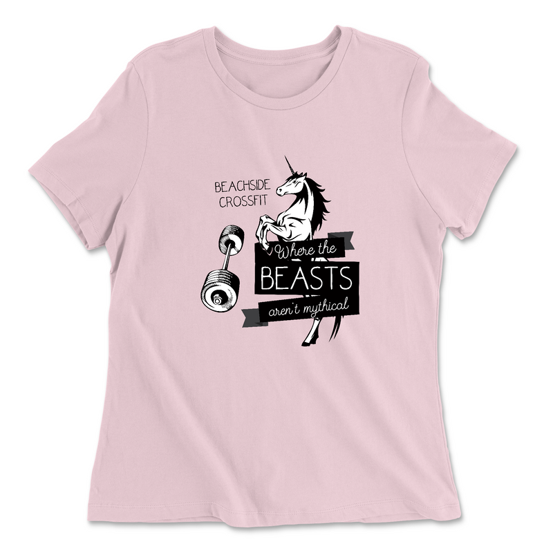 Womens 2X-Large PINK Relaxed Jersey T-Shirt