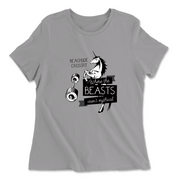 Womens 2X-Large SOLID_ATHETIC_GREY Relaxed Jersey T-Shirt