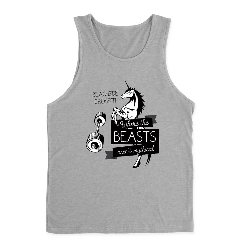 Mens 2X-Large HEATHER_GRAY Tank Top