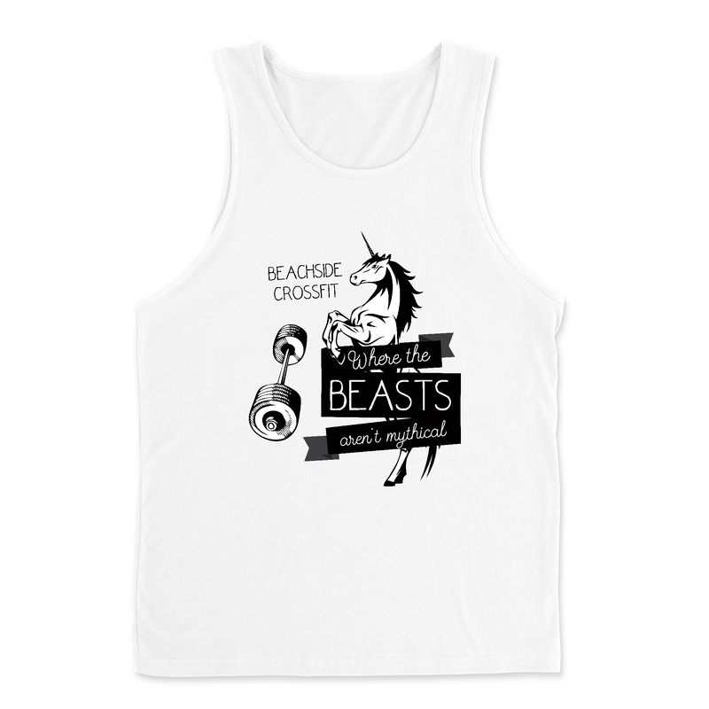 Mens 2X-Large WHITE Tank Top