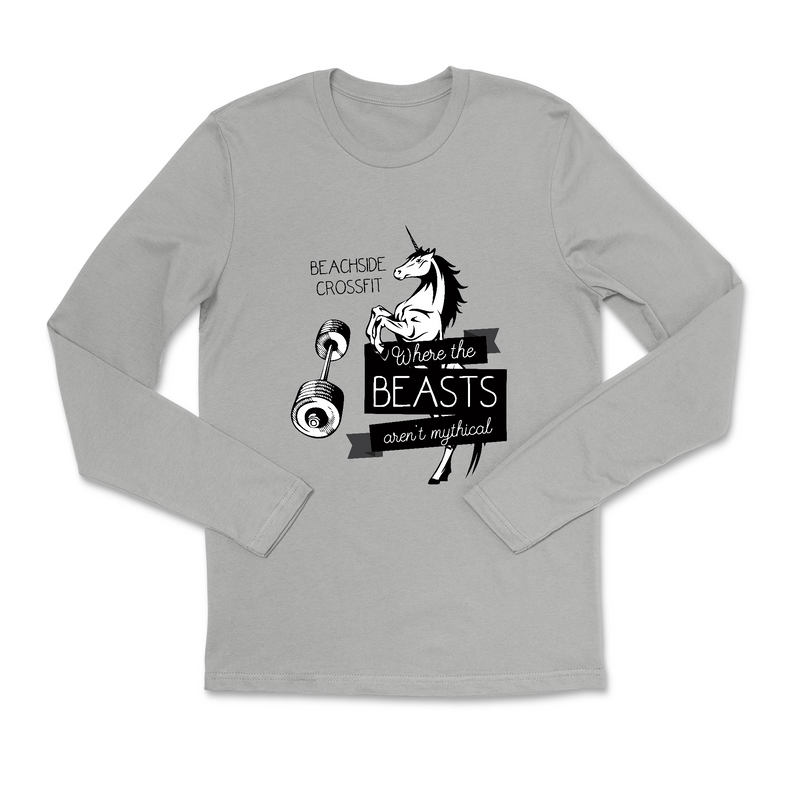 Mens 2X-Large HEATHER_GRAY Long Sleeve