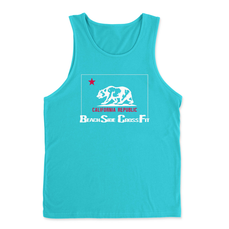 Mens 2X-Large TAHITI_BLUE Tank Top