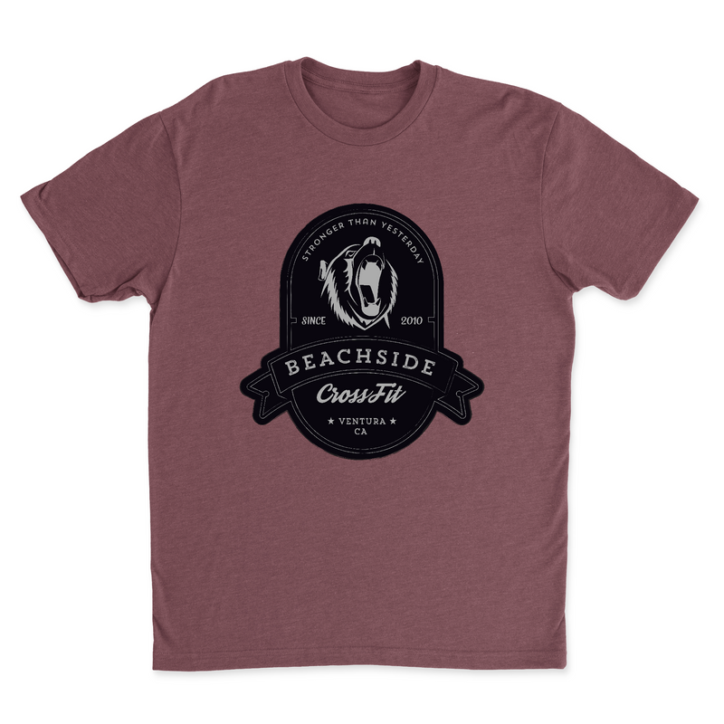 Mens 2X-Large HEATHER_MAROON T-Shirt