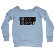 Womens 2X-Large MISTY_BLUE CrewNeck