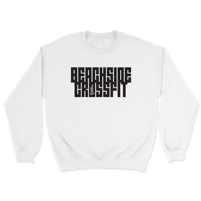 Mens 2X-Large WHITE Midweight Sweatshirt