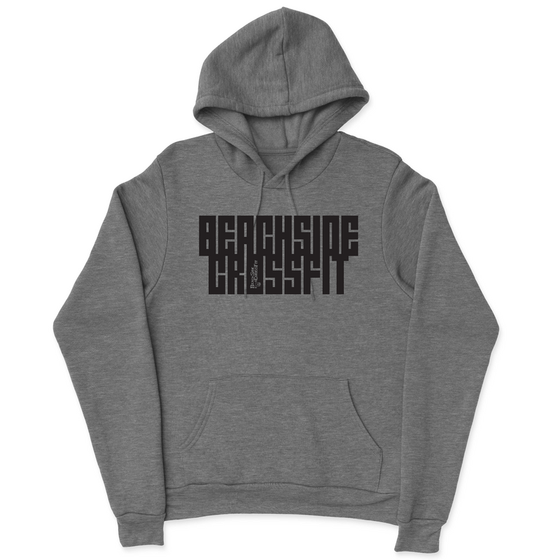Mens 2X-Large GUNMETAL_HEATHER Hooded T-Shirt