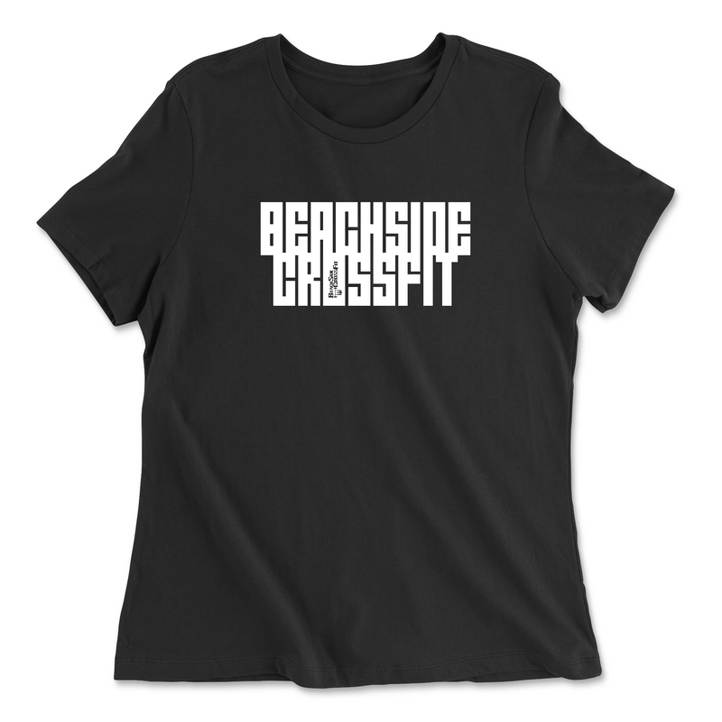 Womens 2X-Large BLACK Relaxed Jersey T-Shirt