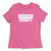 Womens 2X-Large CHARITY_PINK Relaxed Jersey T-Shirt