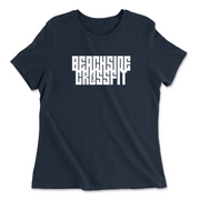 Womens 2X-Large NAVY Relaxed Jersey T-Shirt