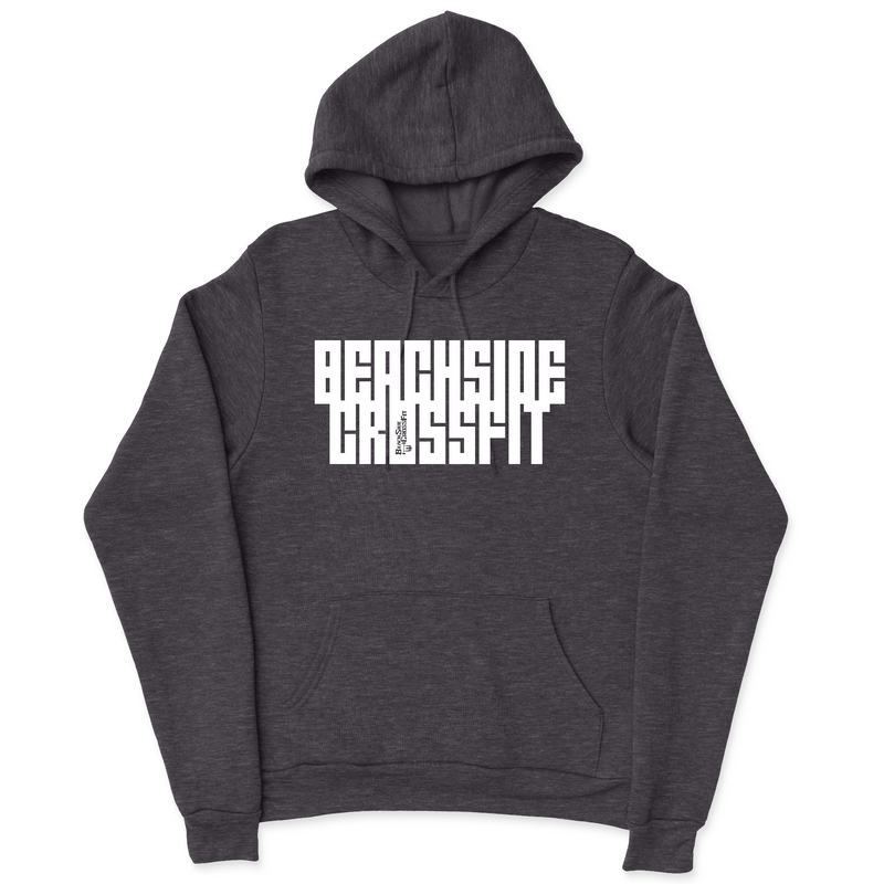 Mens 2X-Large CHARCOAL_HEATHER Hooded T-Shirt