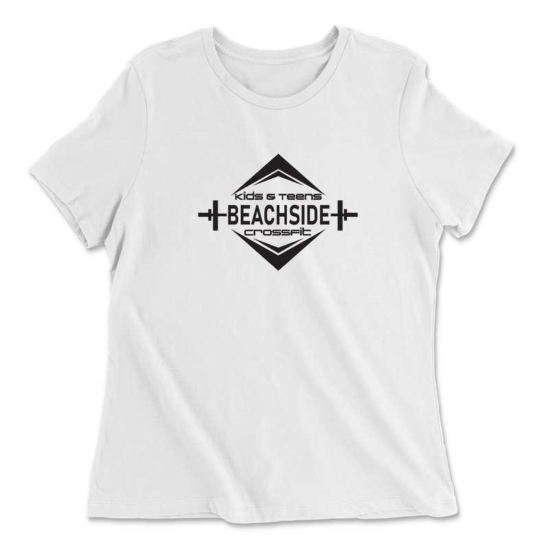 Womens 2X-Large WHITE Relaxed Jersey T-Shirt