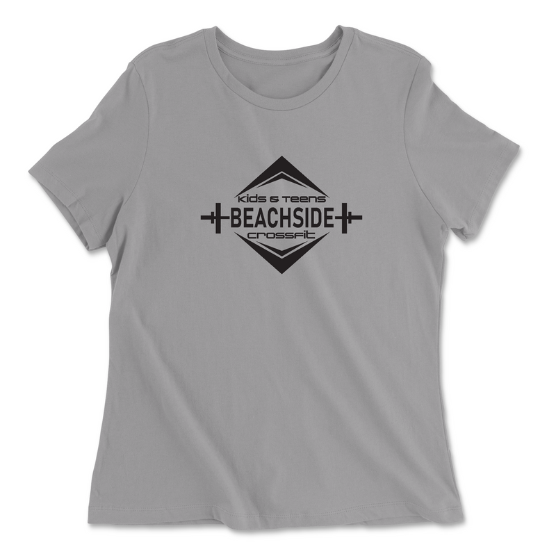 Womens 2X-Large SOLID_ATHETIC_GREY Relaxed Jersey T-Shirt