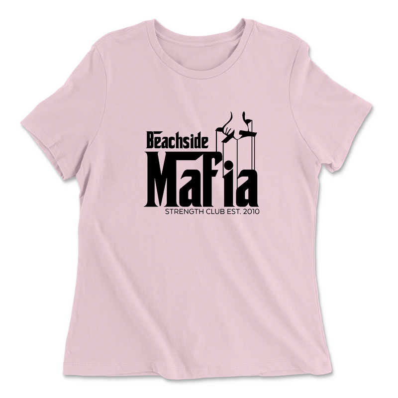 BeachSide CrossFit Mafia Womens - Relaxed Jersey T-Shirt