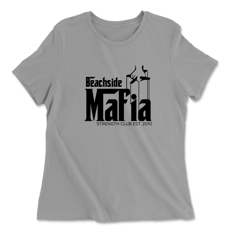 BeachSide CrossFit Mafia Womens - Relaxed Jersey T-Shirt
